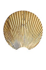 AYTM Concha Dish in Gold, view 3, click to view large image.