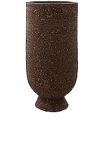 AYTM Terra Flowerpot &amp; Vase in Java Brown, view 1, click to view large image.