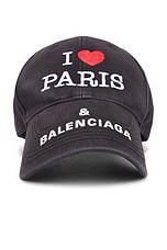 人気商品ランキング Cap Paris Love I Balenciaga in FWRD | Black Washed 帽子