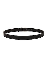 Balenciaga BB Large Belt in Black, view 2, click to view large image.