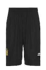 Balenciaga Baggy Shorts in Black & White | FWRD Balenciaga Baggy Shorts in Black & White | FWRD