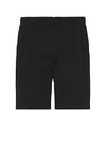Balenciaga Sweat Shorts in Faded Black, view 2, click to view large image.