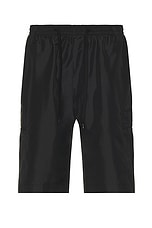 Balenciaga Swim Cargo Shorts in Black, view 1, click to view large image.