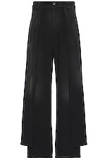 Balenciaga Double Side Denim Jean in Sunbleached Black, view 1, click to view large image.
