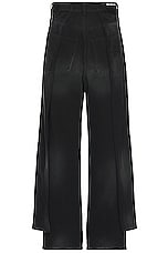 Balenciaga Double Side Denim Jean in Sunbleached Black, view 2, click to view large image.