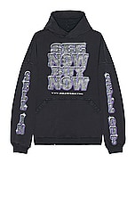 Balenciaga Large Fit Hoodie in Faded Black, view 1, click to view large image.