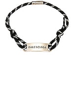 Balenciaga Plate Choker in Silver, view 1, click to view large image.