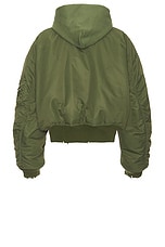 Balenciaga Bomber in Khaki, view 2, click to view large image.