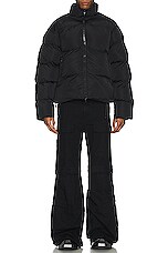 Balenciaga Inflatable Puffer Jacket in Black, view 5, click to view large image.