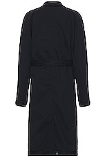 Balenciaga Car Coat in Ink, view 2, click to view large image.