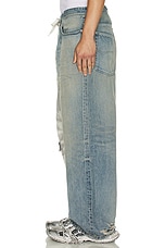 Balenciaga Hybrid Baggy Pants in Outback Blue, view 6, click to view large image.