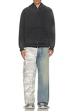 Balenciaga Hybrid Baggy Pants in Outback Blue, view 7, click to view large image.