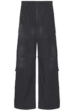 Balenciaga Large Cargo Pants in Elephant Grey, view 1, click to view large image.