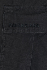 Balenciaga Large Cargo Pants in Elephant Grey, view 5, click to view large image.