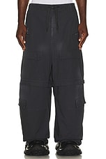 Balenciaga Large Cargo Pants in Elephant Grey, view 6, click to view large image.