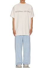 Balenciaga Large Pyjama Pants in Blue & Navy, view 5, click to view large image.