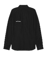 Balenciaga Large Fit Shirt in Black, view 2, click to view large image.