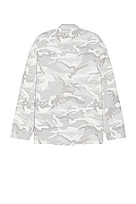 Balenciaga Cargo Shirt in Light Grey, view 2, click to view large image.
