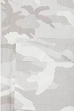 Balenciaga Cargo Shirt in Light Grey, view 3, click to view large image.