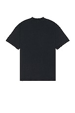 Balenciaga Medium Fit T-shirt in Washed Black & Black, view 2, click to view large image.