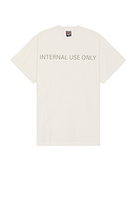 Balenciaga Inside Out T-Shirt in Off White, view 2, click to view large image.