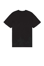Balenciaga Small Fit T-Shirt in Washed Black & White, view 2, click to view large image.