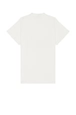 Balenciaga Oversized T-Shirt in Dirty White & Black, view 2, click to view large image.