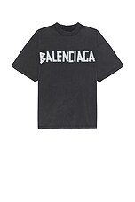 【新品未使用】BALENCIAGA Hourglass T-Shirt BALENCIAGA Hourglass T-Shirt Medium Fit in Black Black