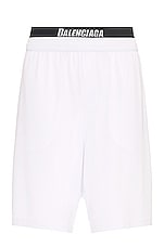 Balenciaga Swim Short in White | FWRD