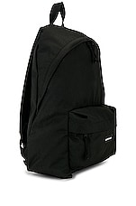 Balenciaga Explorer Backpack in Black, view 3, click to view large image.