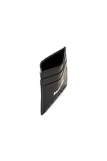 Balenciaga Cash Card Holder in Black, view 4, click to view large image.