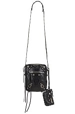 Balenciaga Le Cag Crossbody Bag in Black, view 1, click to view large image.