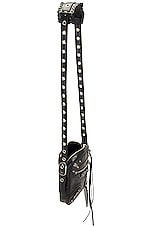 Balenciaga Le Cag Crossbody Bag in Black, view 4, click to view large image.