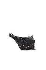 Balenciaga Le Cagole Belt Bag in Black, view 4, click to view large image.
