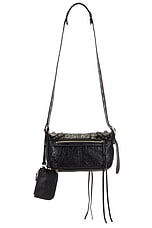 Balenciaga Le Cagole Messenger Bag in Black, view 2, click to view large image.