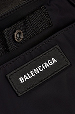 Balenciaga Army Messenger Bag in Black, view 6, click to view large image.