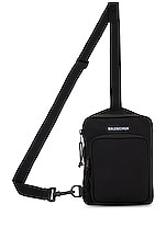 Balenciaga Explorer Bag in Black, view 1, click to view large image.