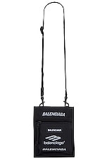 Balenciaga Explorer Pouch in Black, view 1, click to view large image.