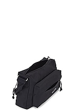 Balenciaga Explorer Sling Pouch Bag in Black, view 4, click to view large image.