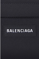 Balenciaga Explorer Sling Pouch Bag in Black, view 5, click to view large image.