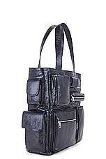 Balenciaga Superbusy Tote Bag in Black, view 3, click to view large image.