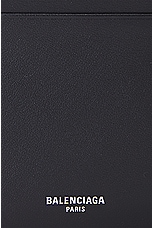 Balenciaga Passport Holder Wallet in Black, view 6, click to view large image.