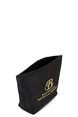Balenciaga Hotel &amp; Resort Pouch in Black & Gold, view 4, click to view large image.