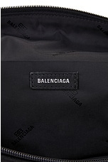 Balenciaga Hotel &amp; Resort Pouch in Black & Gold, view 5, click to view large image.