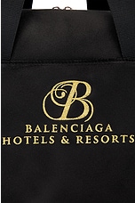 Balenciaga Hotel &amp; Res Gym Bag in Black & Gold, view 7, click to view large image.