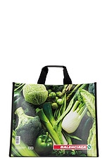 Balenciaga Antwerp Tote Bag in Strawberry & Veggie, view 2, click to view large image.