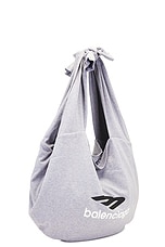 Balenciaga New Jersey Hobo in Heather Grey, view 3, click to view large image.