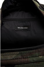 Balenciaga Army Space Backpack S in Dark Camo, view 5, click to view large image.