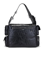 Balenciaga Superbusy Sling Large in Black, view 2, click to view large image.