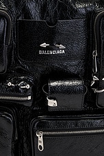 Balenciaga Superbusy Sling Large in Black, view 6, click to view large image.